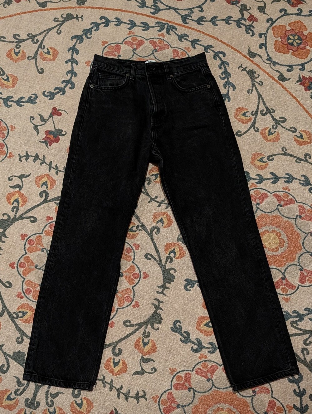 Reformation Black High-Rise Straight Leg Women's Jeans Size 27